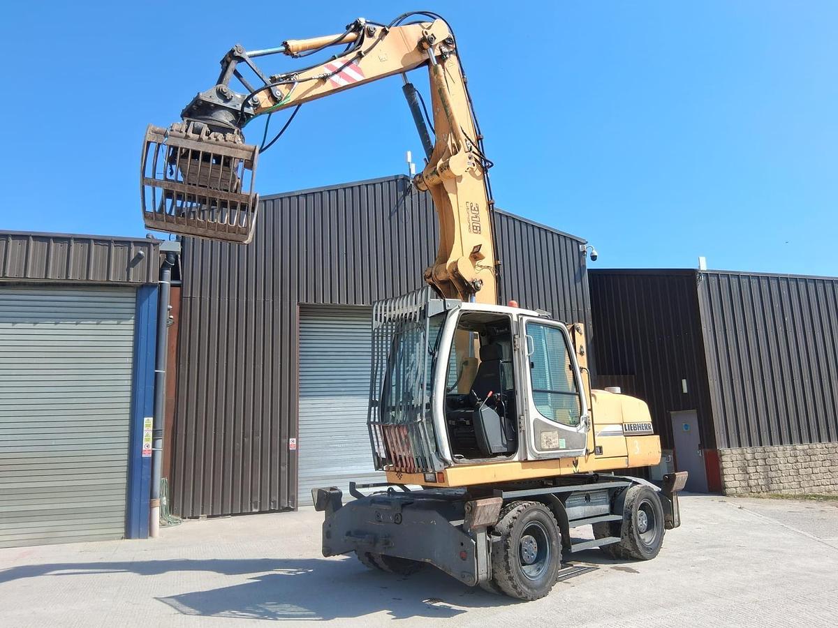 Used 2006 Liebherr A316 Litronic Wheel Wheeled Excavator