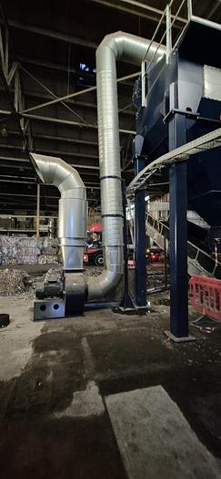 Used 2022 Impact Air Systems Comprising of Zig Zag Zac 1200, Cyclone System, Air knife and Rotary Separator