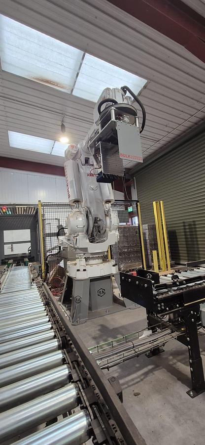 Used Wood Briquette Automatic Case Packing & Handling System