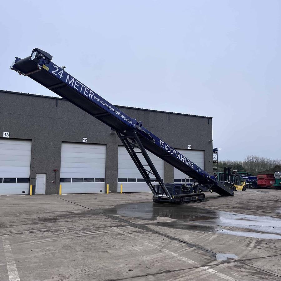 Used 2024 Smet Machinery 24 Meter Mobile Conveyor Belt