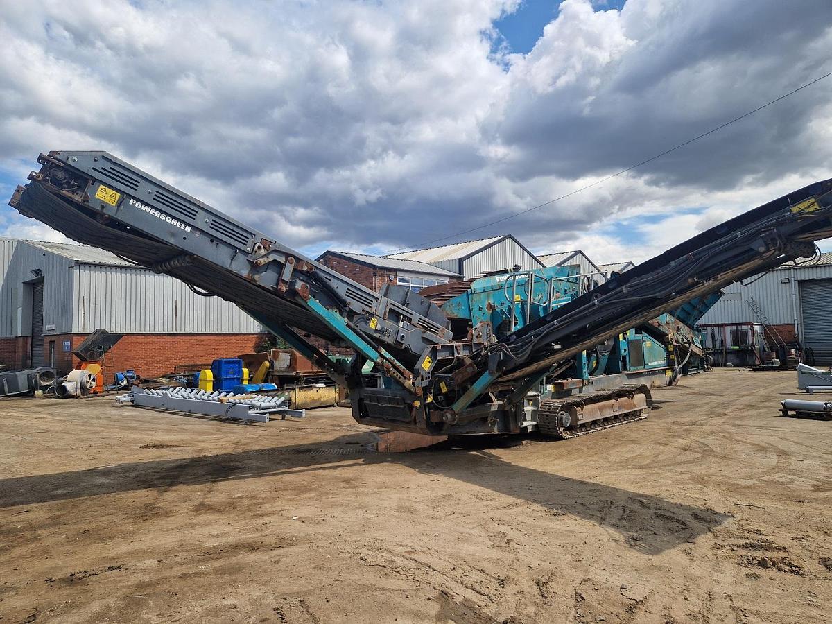 Used 2014 Powerscreen Warrior 1400X Tracked Screen Screener