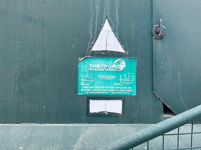 Used 2012 Thetford International fully enclosed compactor