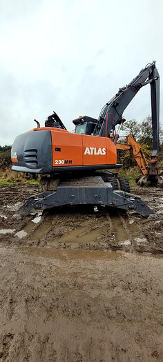 Used 2011 Terex Atlas 230MH with waste grab