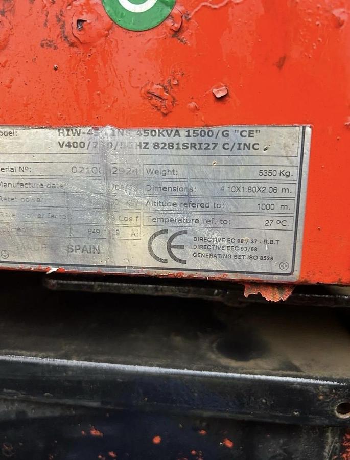 Used MacGen Power Generation Ltd Generator