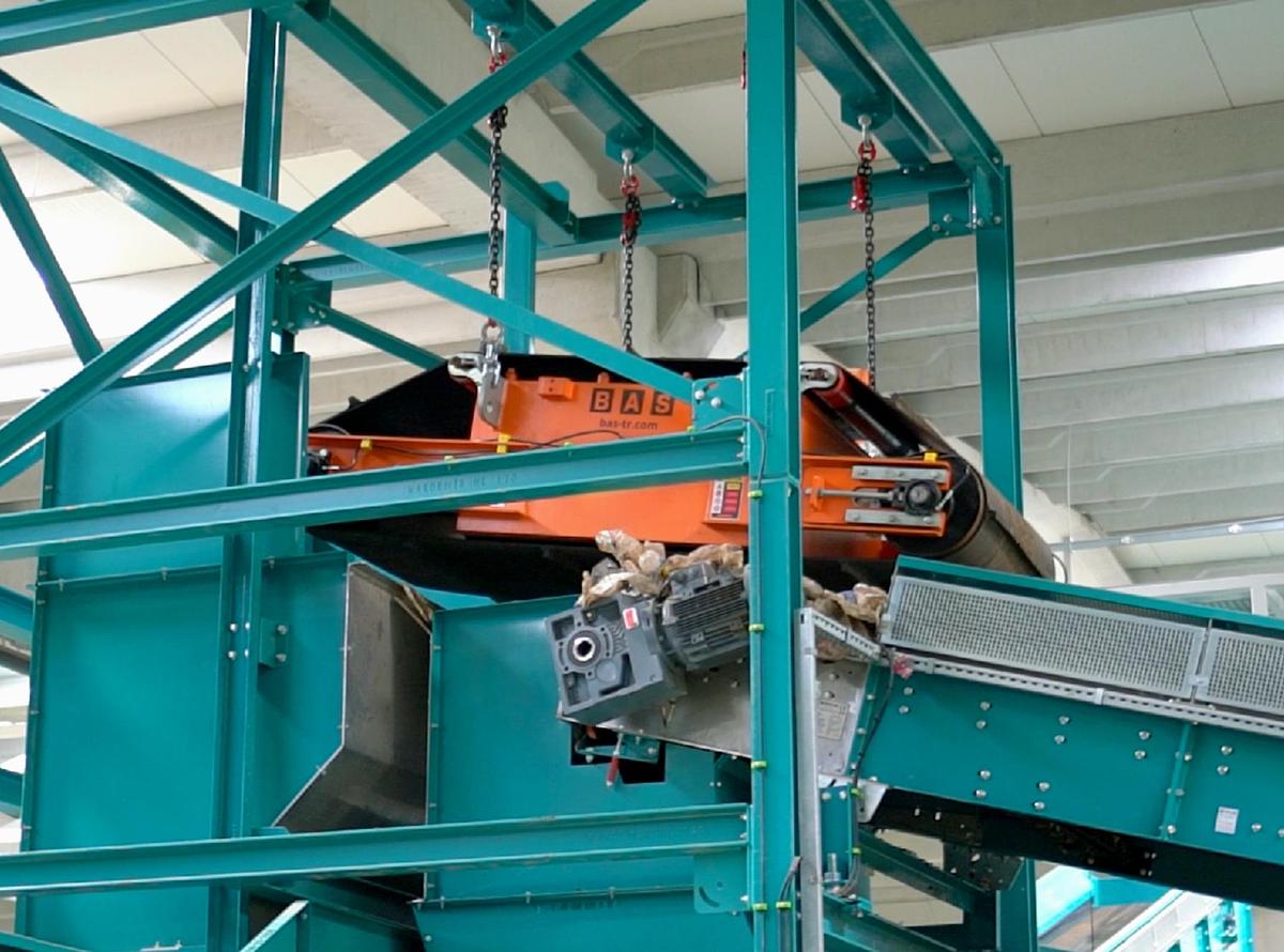 2026 BAS EMBS-C-100 Electromagnetic Overband Metal Separator