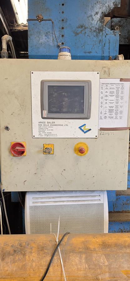 Used Picking Station  with twin ran baler