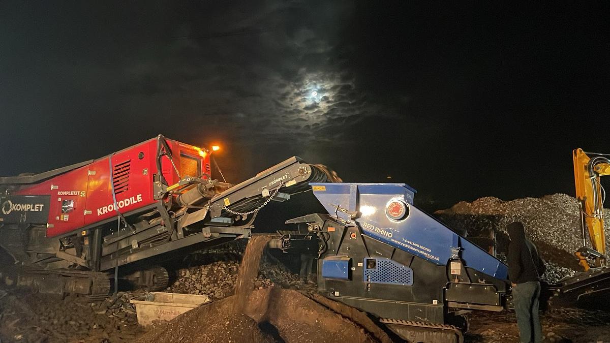 Used 2022 Komplet Krokodile Tracked Slow-Speed Shredder