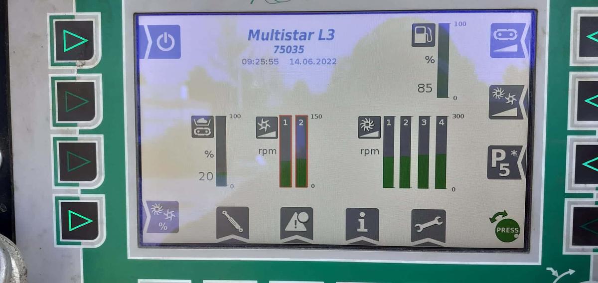 Used 2016 Komptech Multistar L3 Mobile Star Screener