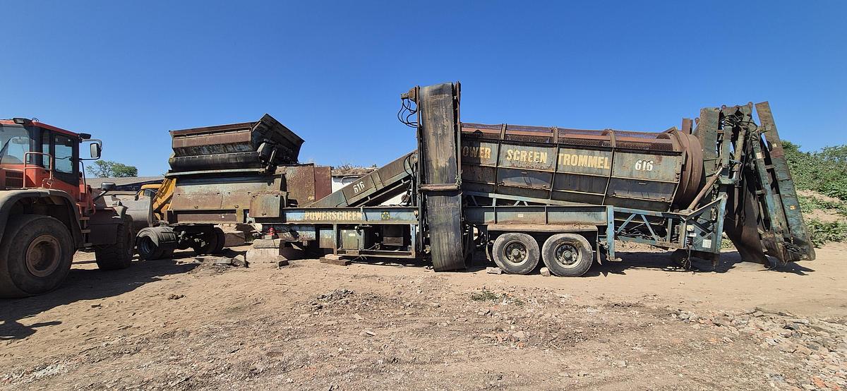 Used Powerscreen Trommel