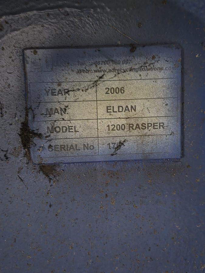 Used 2006 Eldan 1200 Rasper