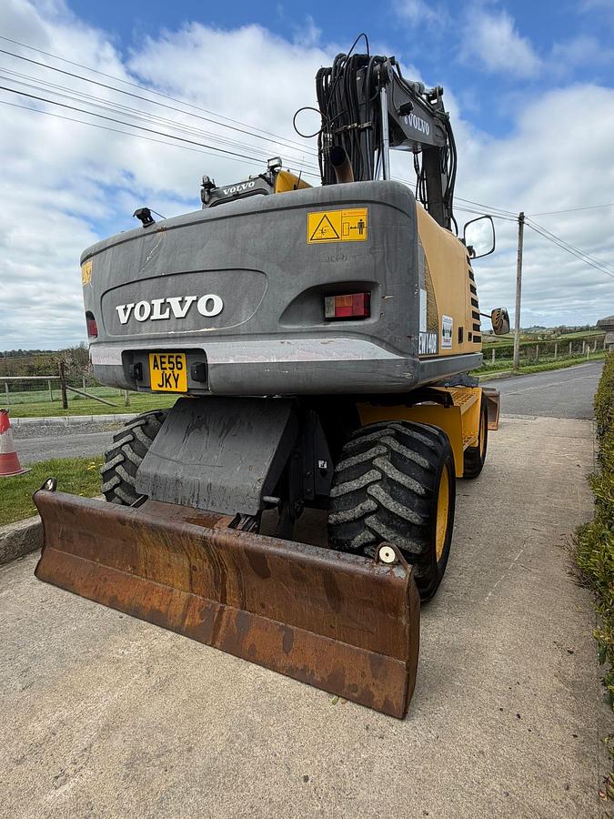 Used 2006 Volvo EW140B Wheel Wheeled Excavator