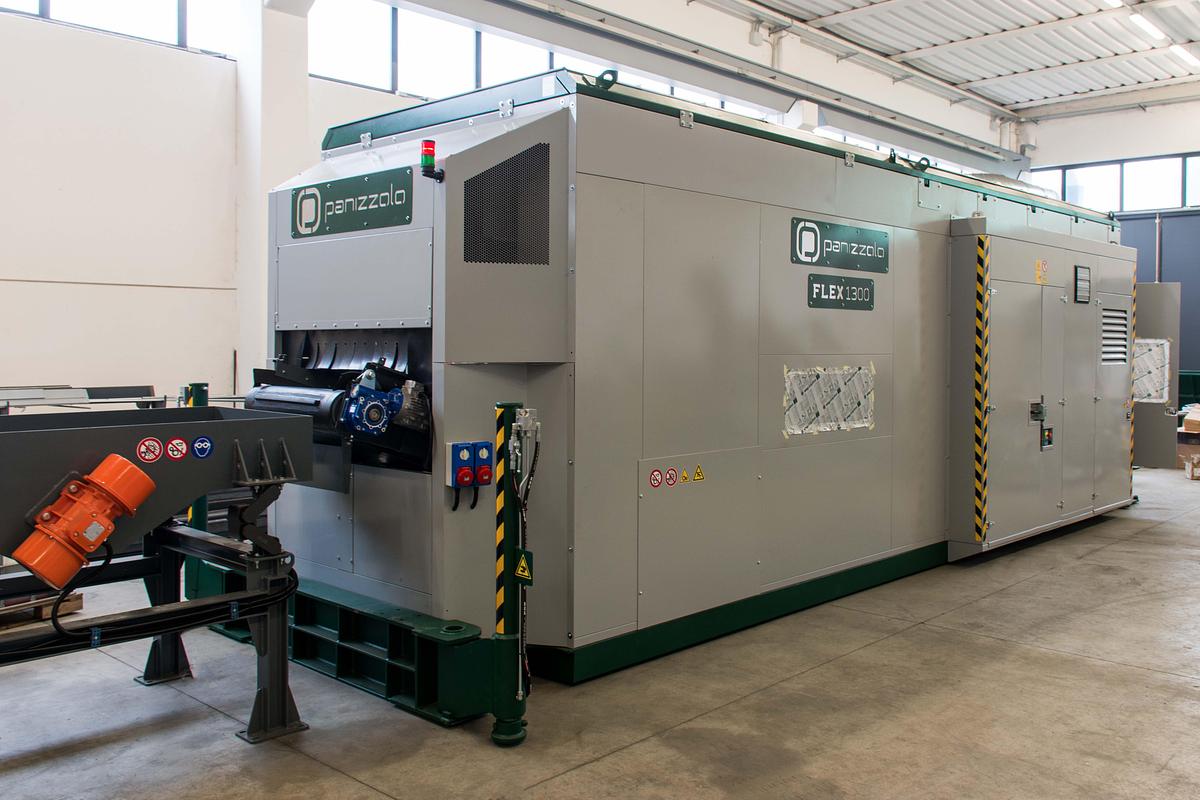 Panizzolo Flex 1300 Mobile Drum Hammer Mill