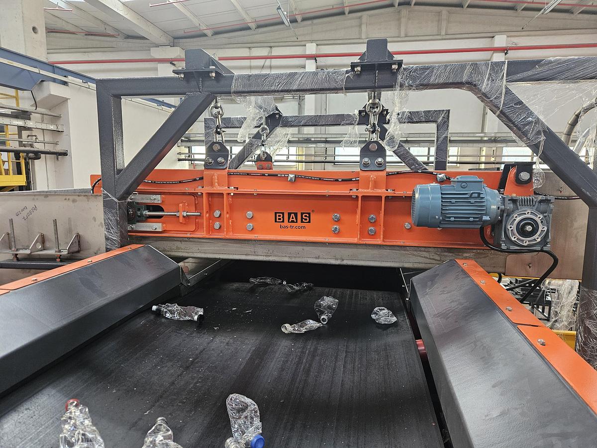 Used 2026 BAS MBS-M-1000 Permanent Magnetic Over-Band Ferrous Metal Separator