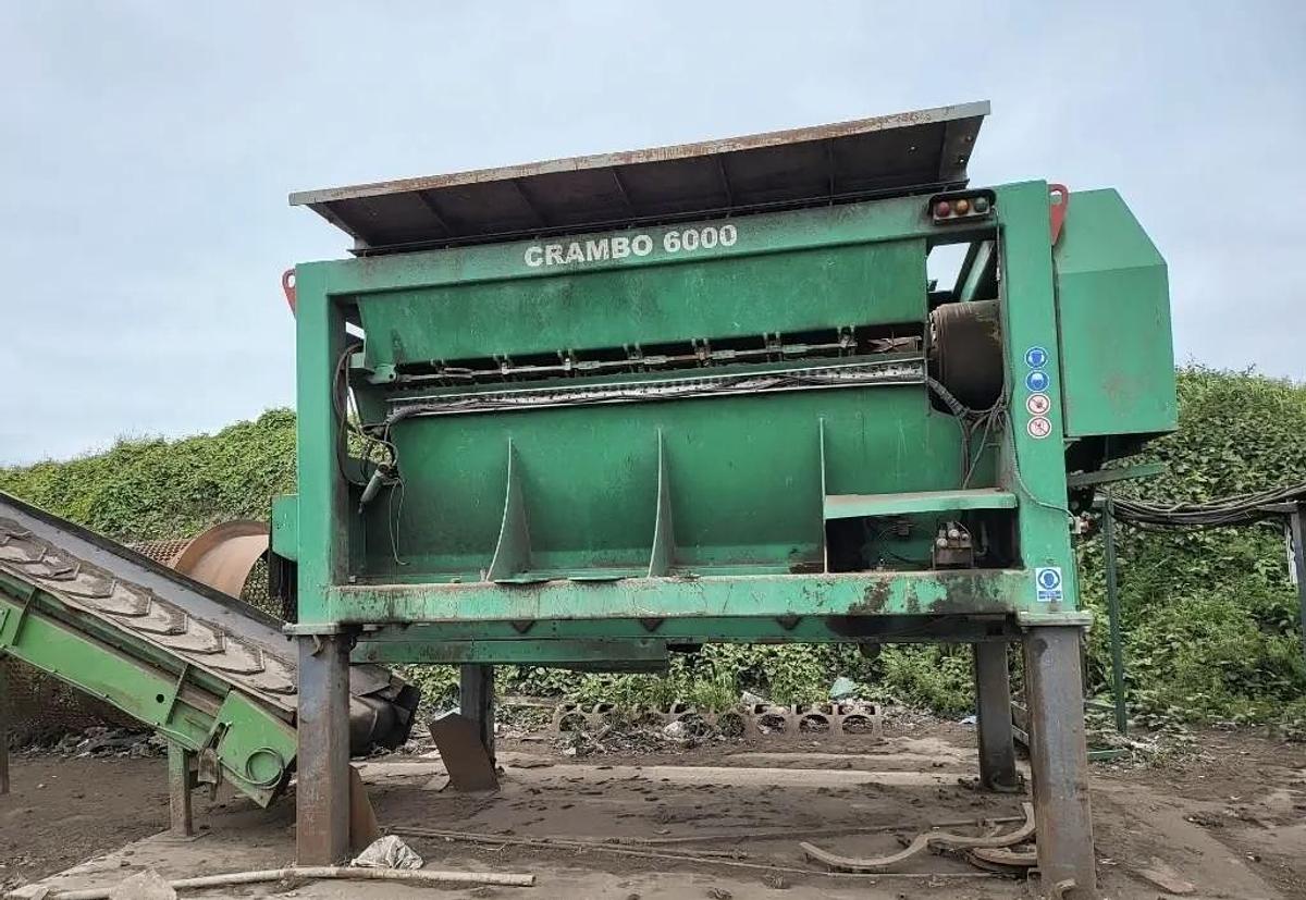 Used Komptech Crambo 6000 Shredder Parts (Shafts, Baskets, Remote Etc)