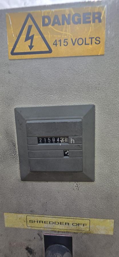 Used Lindner RS 1000 Single-Shaft Shredder