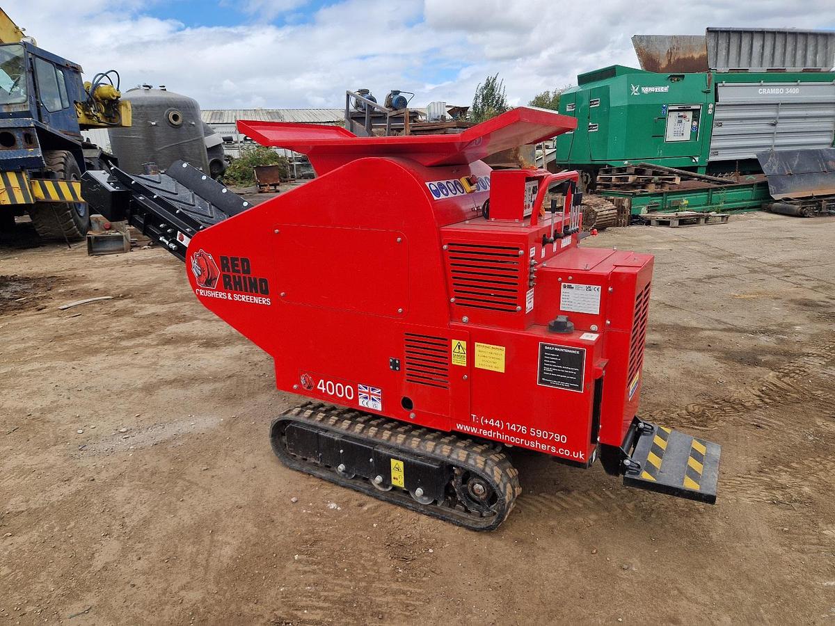 Used 2024 Red Rhino 4000 Tracked Jaw Crusher