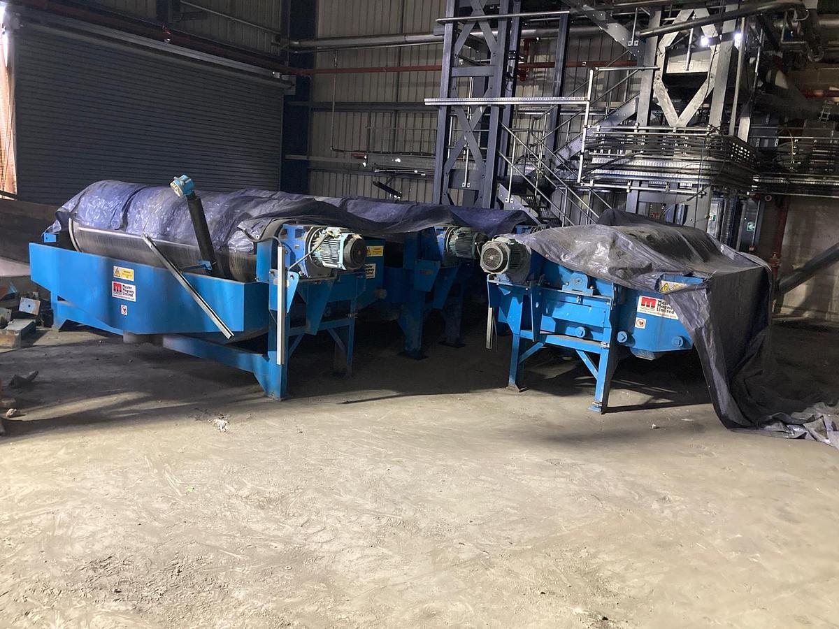 Used 2008 Master Magnets Con Current Wet Drum Magnetic Separator