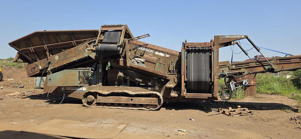 Used Powerscreen Warrior 1400 Tracked Screen Screener