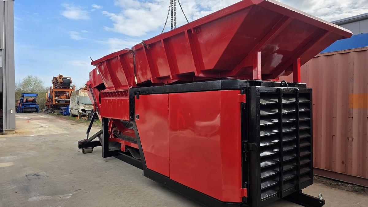 Used Hammel VB 650 E & NSZ 700 E Primary Crusher and High-speed Shredder Combo