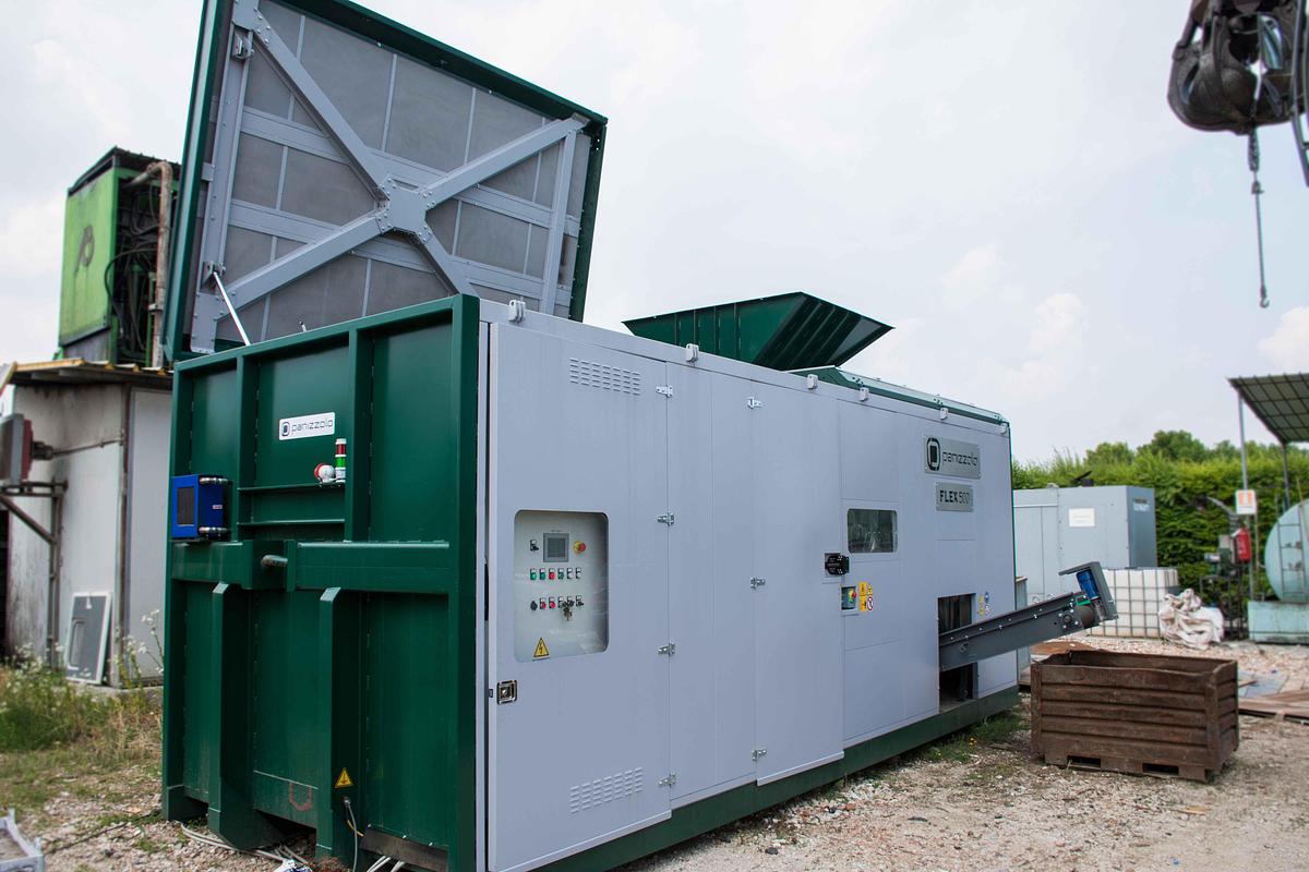 Panizzolo Flex 500 Flex Mobile Drum Hammer Mill