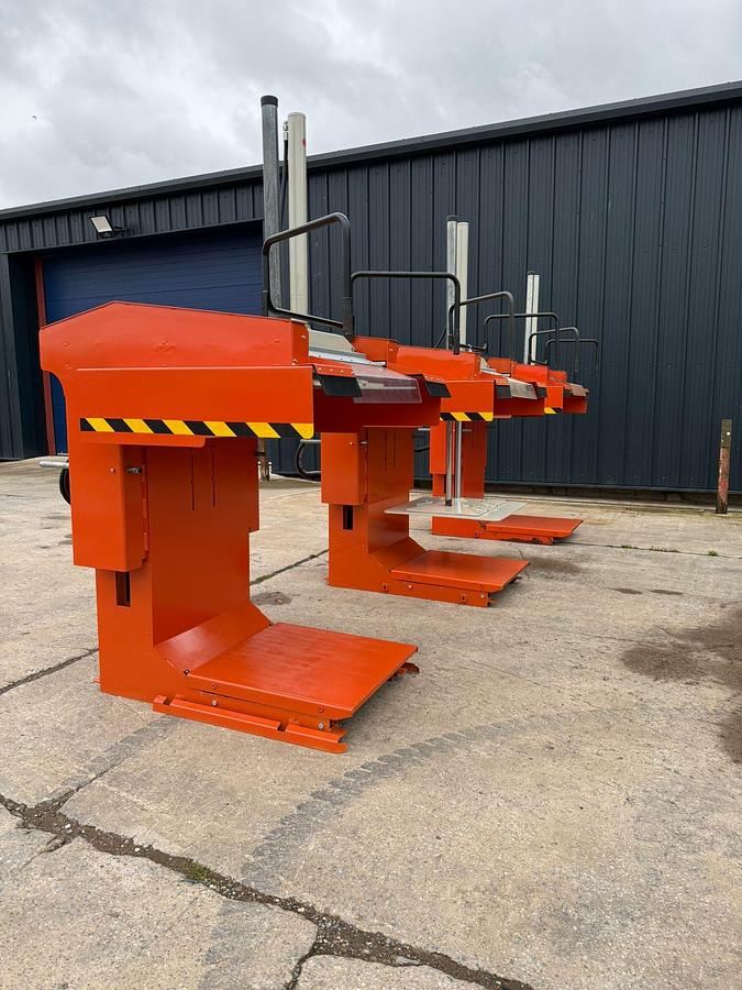 Used Orwak 4100 Bin Compactor 