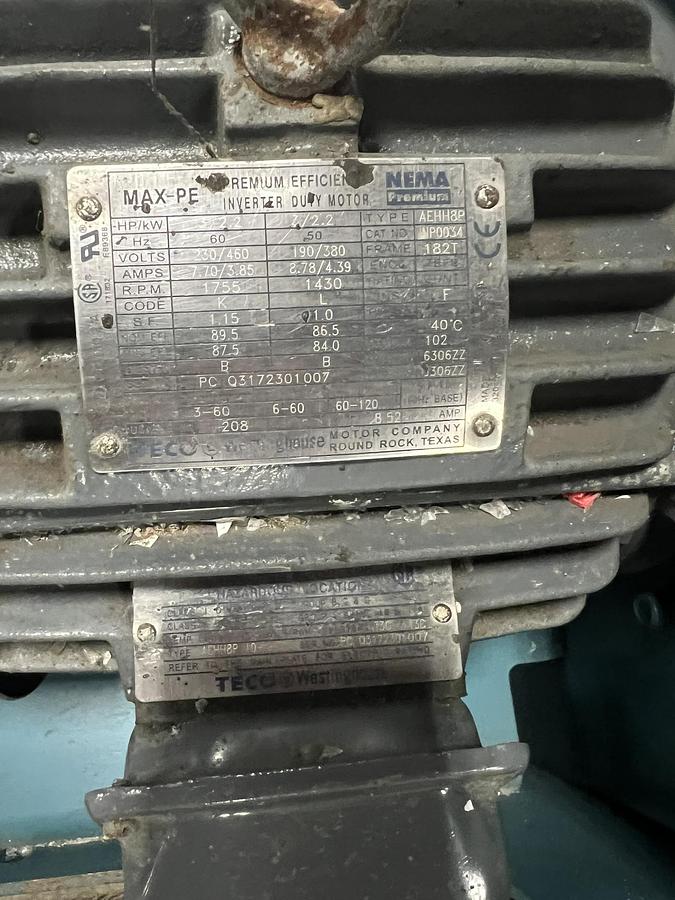 Used Twin City Fan & Blower RBA 911 Industrial Radial-Blade Fan