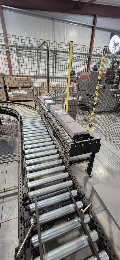 Used Wood Briquette Automatic Case Packing & Handling System