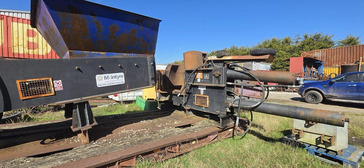 Used McIntyre Recon Sodre 9 Baler