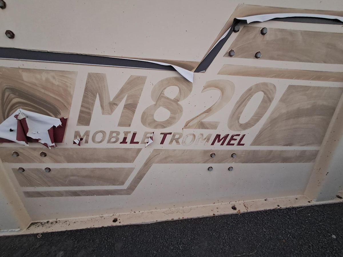Used 2019 Terex MDS M820 Tracked Trommel Screen Screener