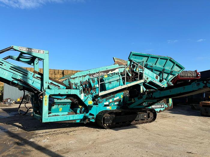 Used 2007 Powerscreen Warrior 1400 Scalping Screen