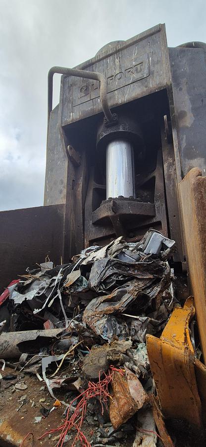 Used 2013 Lefort 900 Static Scrap Metal Shear Baler