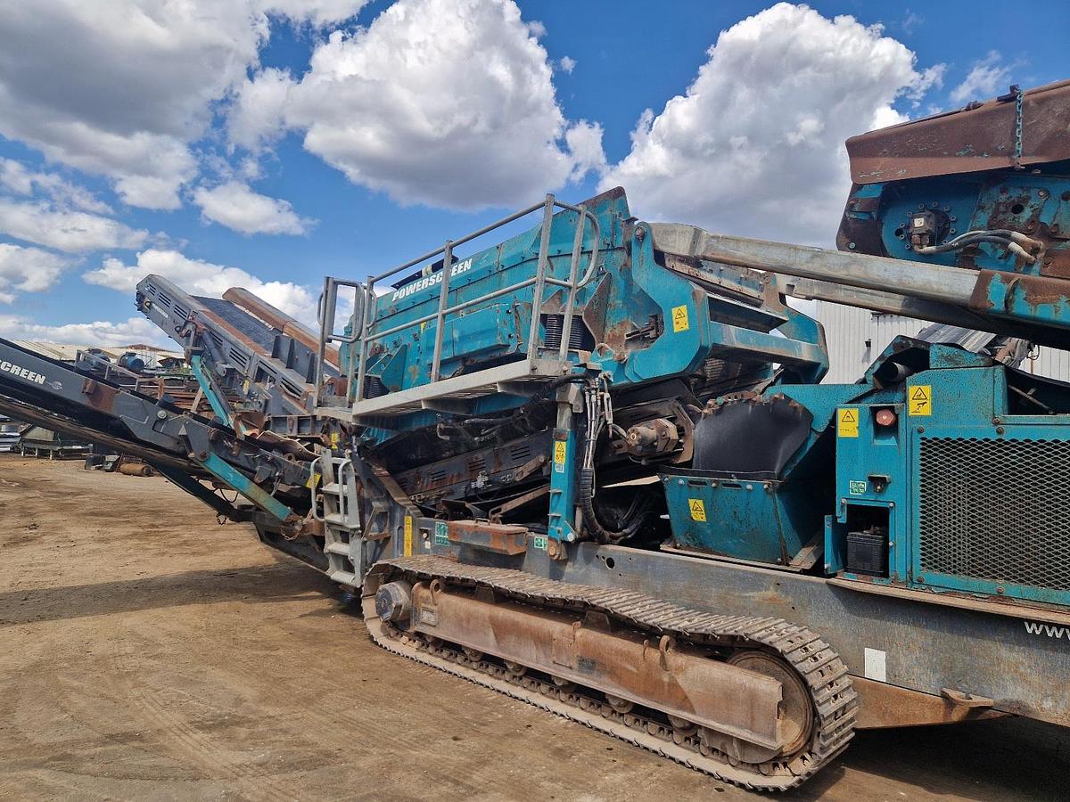 Used 2014 Powerscreen Warrior 1400X Tracked Screen Screener