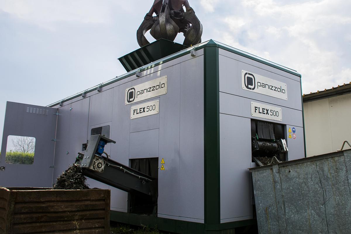 Panizzolo Flex 500 Flex Mobile Drum Hammer Mill