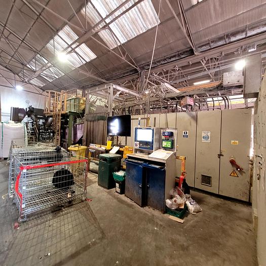 Used Full and comprehensive Plastics washing and drying line