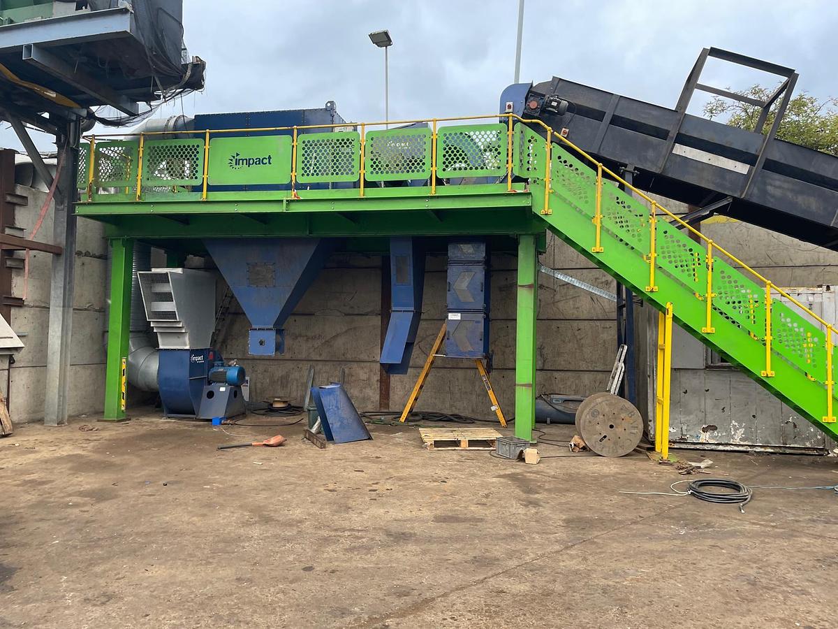 Used 2014 Impact Air Systems Zig Zag Classifier