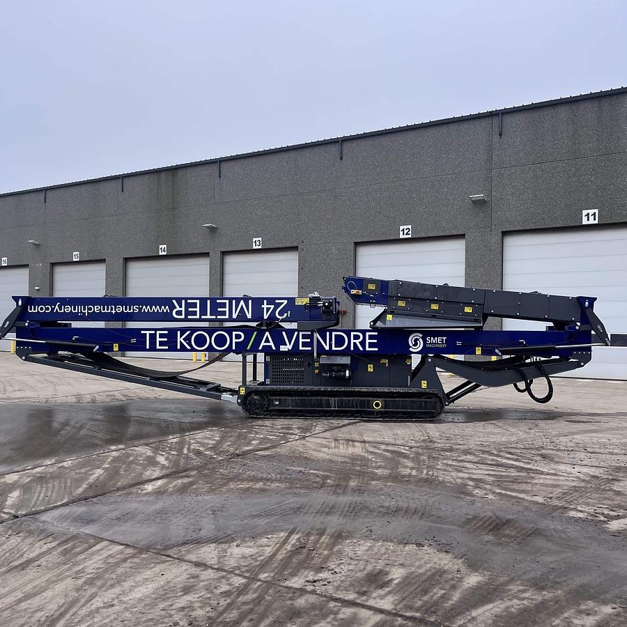 Used 2024 Smet Machinery 24 Meter Mobile Conveyor Belt