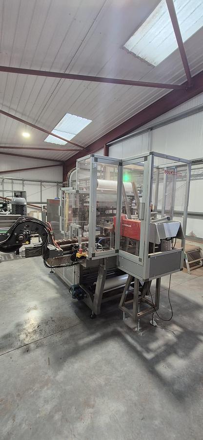 Used Wood Briquette Automatic Case Packing & Handling System