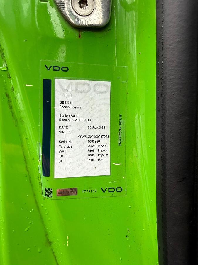 Used 2018 Scania P280 Septic Tank Tanker Truck Lorry