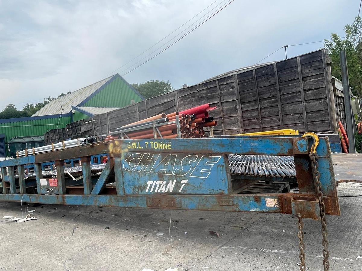 Used Chase Titan 7 7000kg Capacity Mobile Container Loading Yard Ramp