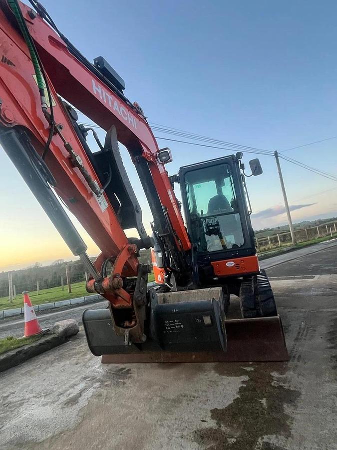 Used 2018 Hitachi ZX55U-5A Mini Excavator