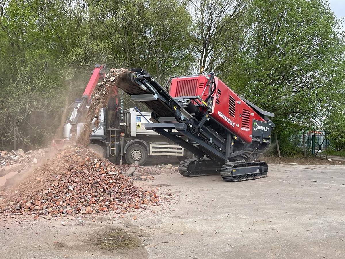 Used 2022 Komplet Krokodile Tracked Slow-Speed Shredder