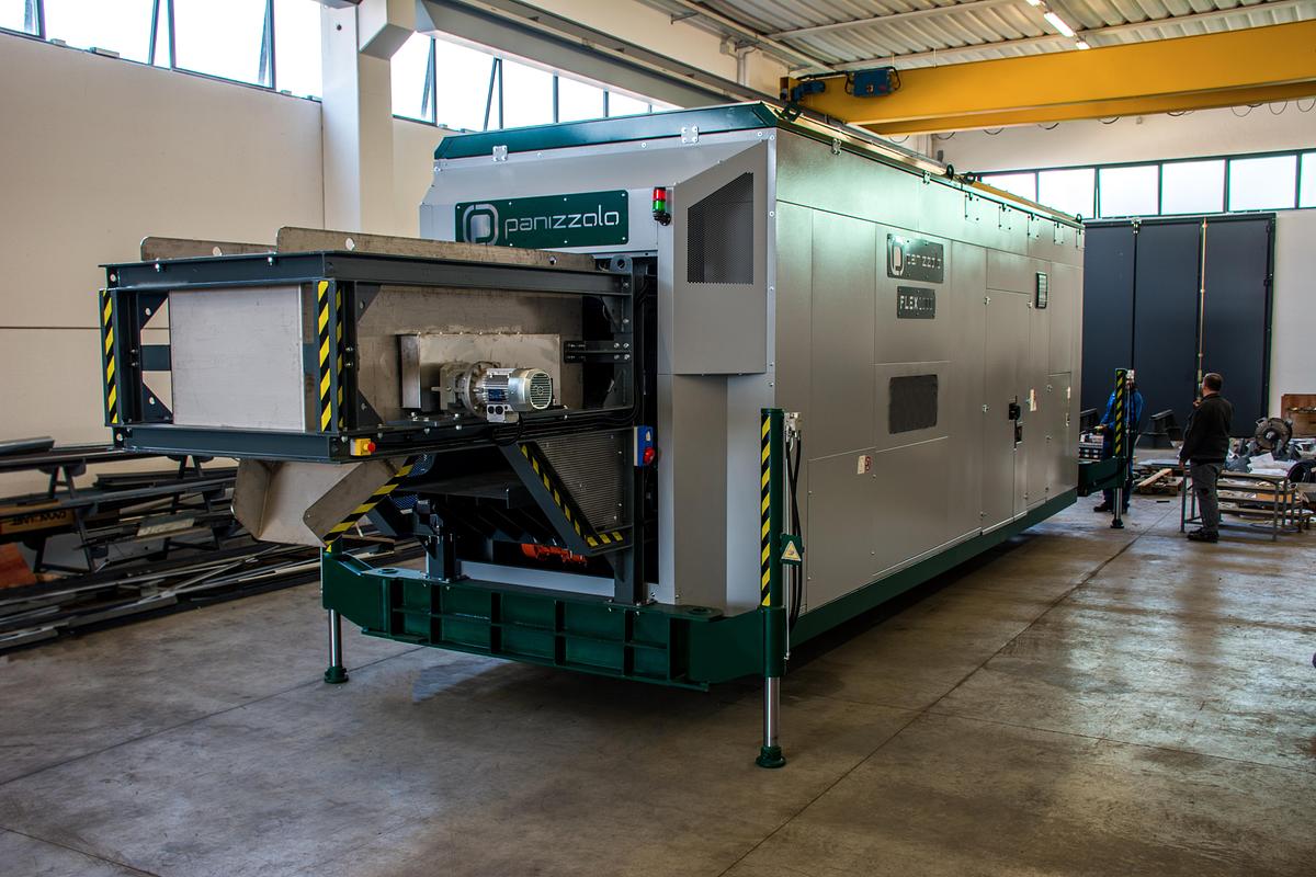 Panizzolo Flex 1000 Mobile Drum Hammer Mill