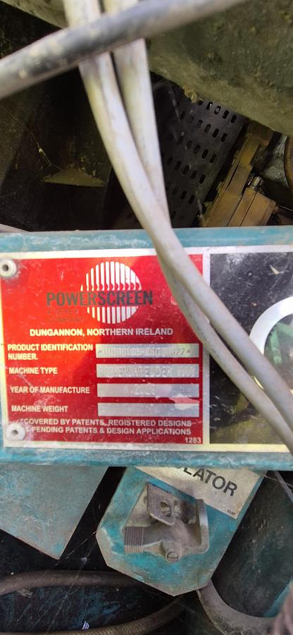 Used 2009 Powerscreen Powershredder 1800