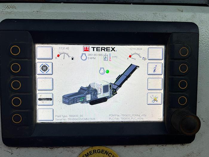 Used 2022 Terex TBG 630 High Speed Shredder
