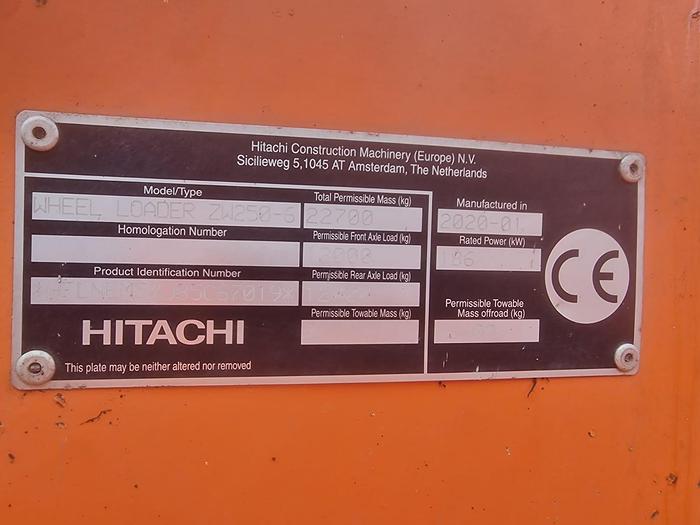 Used Hitachi ZW250-6 Wheel Loader