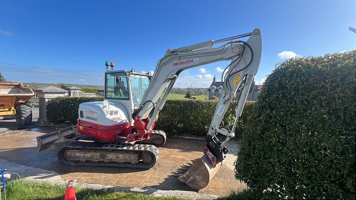 Used 2020 Takeuchi TB260 Compact Excavator