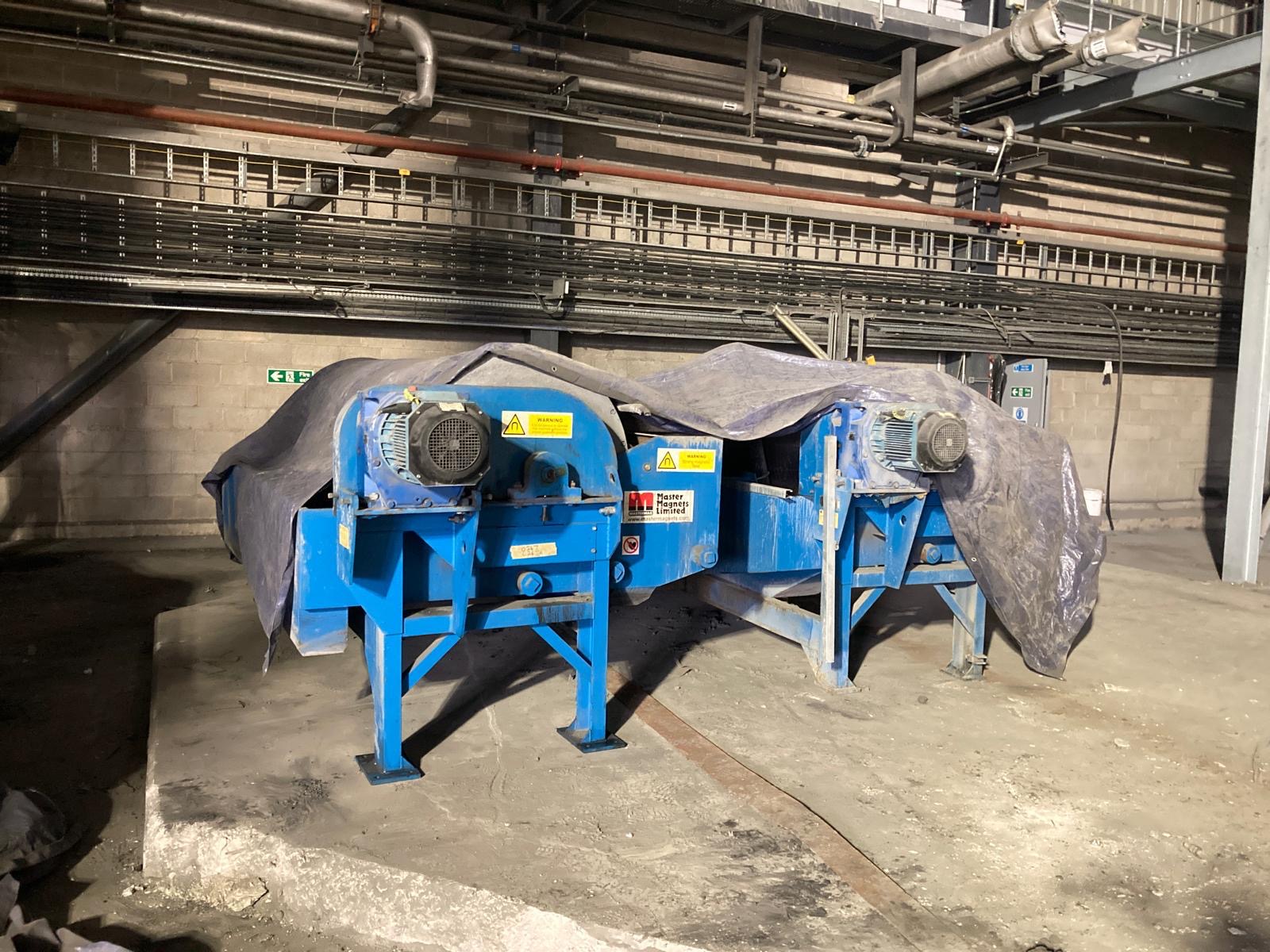 Used 2008 Master Magnets Con Current Wet Drum Magnetic Separator