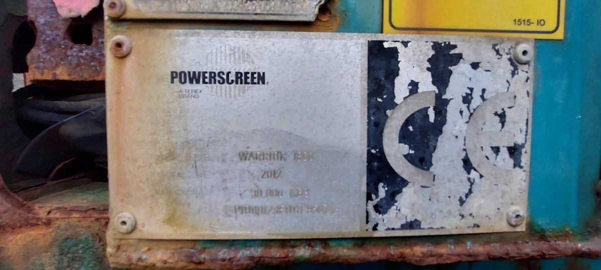 Used 2012 Powerscreen Power Shredder 1800