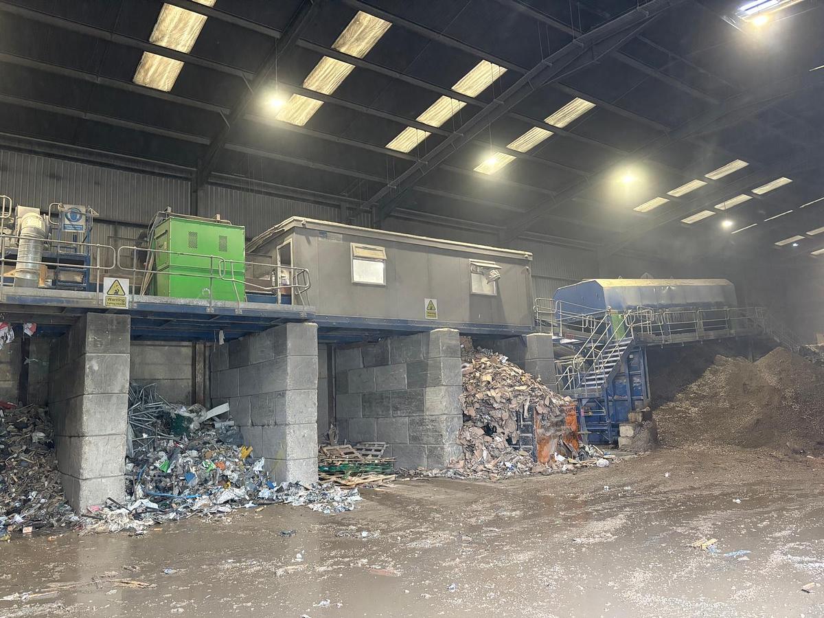 Used CRS Full Processing Line & Picking Station W/Trommel, Feeders, Conveyor, Magnet & ASU