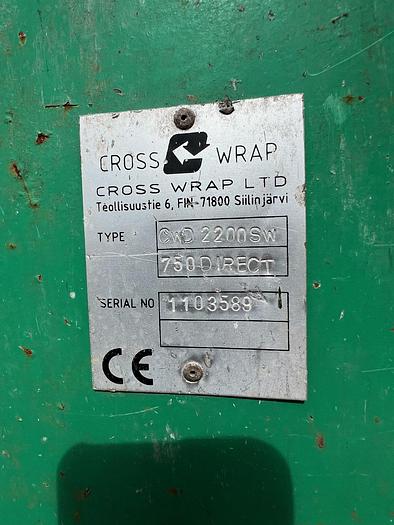 Used 2005 Cross Wrap Baler Wrapper